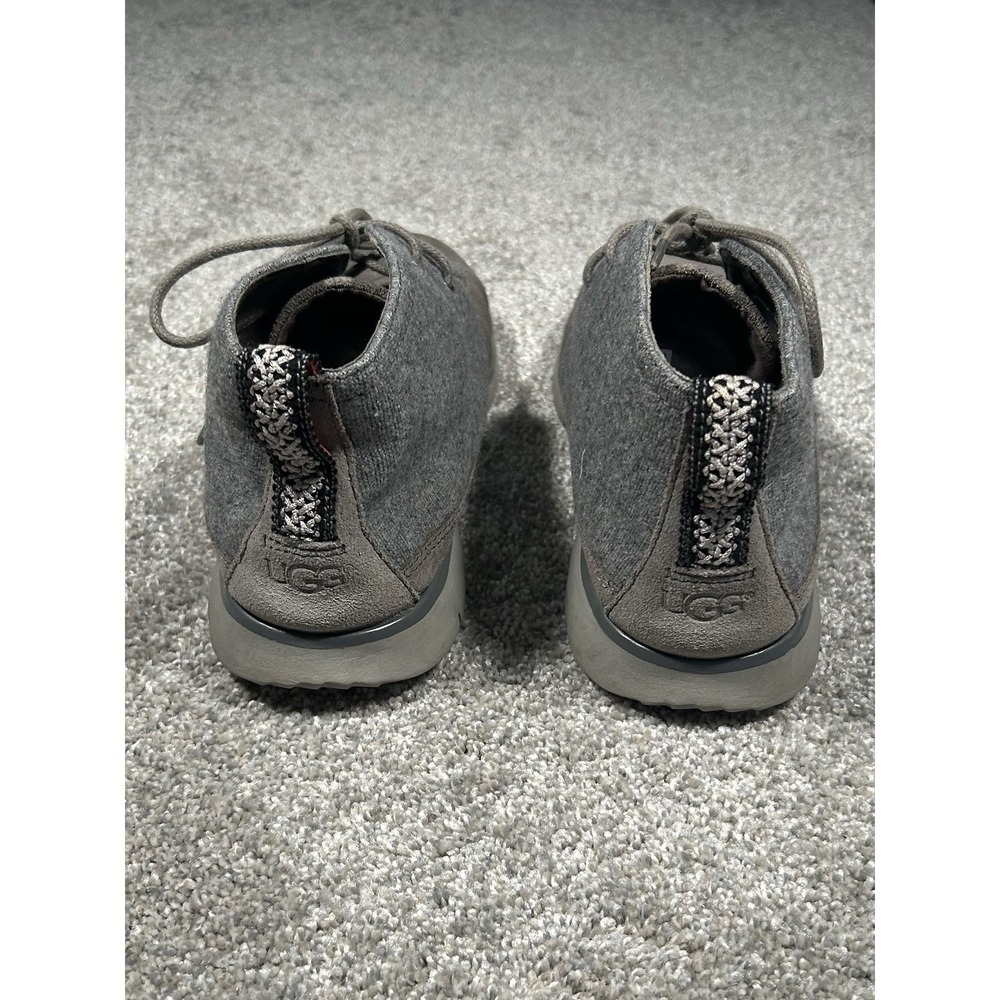 UGG Men's Chukka Boots Gray Suede Wool Lace Up Size 9 Casual Comfort - Picture 4 of 8